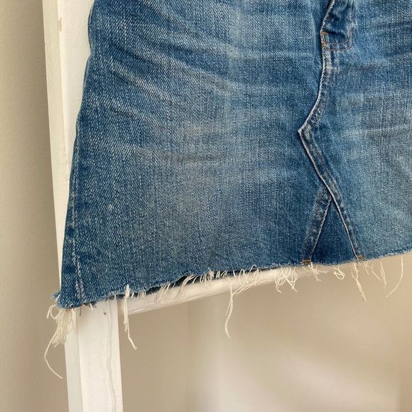 Madewell Frisco Denim A-Line Jean Mini Skirt - Picture 4 of 8